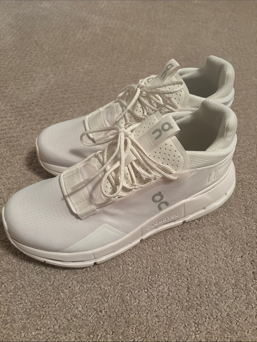 On Running Men's White Cloudtec Lightweight Sneakers